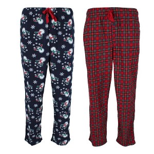 Fruit of the Loom Men's Holiday Fleece Pajama Pant (Pack of 2) - 1 of 4