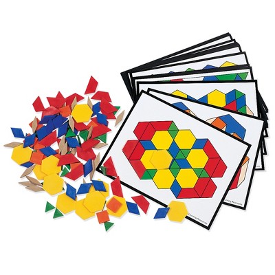Learning Resources Pattern Block Activity Pack, 142 Pieces, Ages 2+