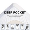 Aoibox Queen Mattress Topper Extra Thick Cooling Pillow Top Deep Pocket Soft Breathable 7D Fiber Mattress Pad Cover - 3 of 4