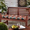 Kensington Garden 17"x44" Outdoor Bench Cushion - 2 of 4