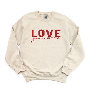 Simply Sage Market Women's Graphic Sweatshirt Love You More - 1 of 4