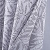 RT Designers Collection Liana Jacquard Grommet Curtain Panel Pair 36" x 84" Char - 3 of 4