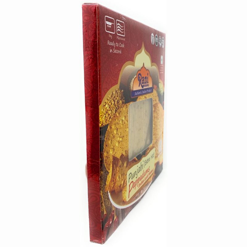 Ex-Hot Pappadums (Wafer Snack) - 7oz (200g) -  Rani Brand Authentic Indian Products, 2 of 5