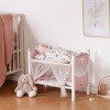ROBOTIME Doll Furniture Stackable Doll Bunk Beds, Dollhouse Furniture, Doll House Accessories, Pretend Play Toy for Girl, Pink, 12.2"*22.2"*18.7" - 2 of 4