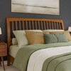 AFI Furnishings Orleans King Sleigh Solid Wood Slat Headboard, Light Toffee - 4 of 4