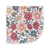 Hudson Baby Infant Girl Flannel Cotton Washcloths, Pink Blue Pretty Floral 12 Pack, One Size - 3 of 4