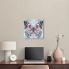 Art Remedy Shining Butterfly Colorful buterfly and flowers wall art Unframed - 2 of 4