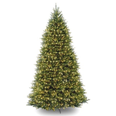 10' Prelit PowerConnect Dunhill Fir Artificial Christmas Tree Dual Color Lights - National Tree Company