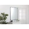 Elegant Lighting Metal frame rectangle mirror 36 inch in Black - 3 of 4