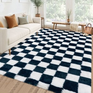 Soft Fluffy Large Rugs for Living Room Shaggy Area Rug - 1 of 4