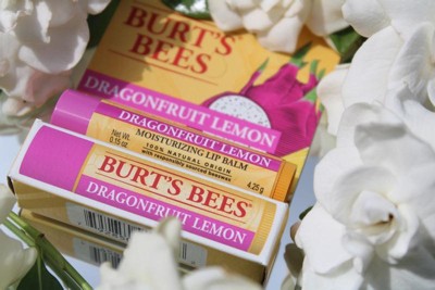 Burt's Bees Dragonfruit Lemon Lip Balm - 0.15oz : Target
