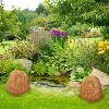 Sunnydaze Outdoor Polyresin Landscape Rock Septic Cover with Stakes - 3 of 4