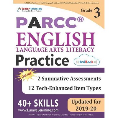 PARCC Test Prep - by  Lumos Learning (Paperback)