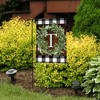 Wreath Monogram T Everyday Garden Flag 18" x 12.5" Briarwood Lane - 4 of 4