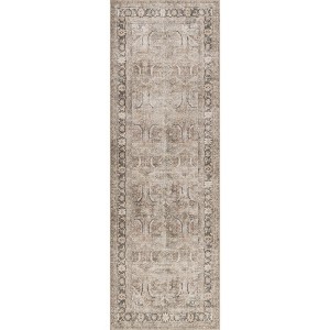 Nuloom Hillstone Collection Deidra Traditional Vintage Medallion Area Rug - 1 of 4