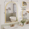Arched Wall Mirror, athroom Mirror, Wall Mounted Vanity Mirror for Hanging or Leaning Use - 2 of 4