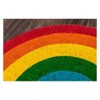 1'4"x2'8" Rainbow Woven Half-Circle Door Mat - Novogratz By Momeni - image 2 of 3