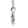 Pompeii3 14k White or Yellow Gold Jesus Praying Hands Pendant Necklace 1" Tall 5 Grams - 2 of 4