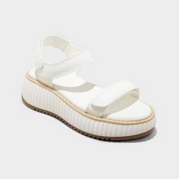 Women's Joey Platform Sport Sandals - Universal Thread™ White