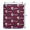 NHL Colorado Avalanche Repeat Logo Wordmark Ultra Soft Blanket - 3 of 3