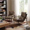 Art Leon Comfortable and Luxury Genuine Leather Accent Lounge Chair - 2 of 4