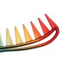 Unique Bargains Wide Tooth Hair Comb Large Hair Fork Comb Hairdressing Styling Tool Plastic Multicolor - 4 of 4