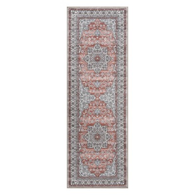 Area Rugs - Ultra-Thin Washble Rug, Stain Resistant Anti Slip Backing Rugs for Living Room,Bedroom, Vintage Home Decor Area Rug