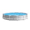 Intex 12ft X 30in Prism Frame Above Ground Pool W/ Pool Solar Cover ...