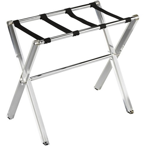 Acrylic and Leather Luggage Rack + Reviews