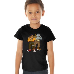 Toddler Boys' Teenage Mutant Ninja Turtles Bebop And Rocksteady Toddler Tee - 1 of 4
