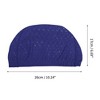 Unique Bargains PU Pleated style Swimming Cap 1 Pc - 4 of 4