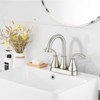 PROOX 4 in. Centerset 2-Handle Bathroom Faucet with Pop Up Drain - 2 of 4