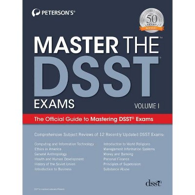 Master the Dsst Exams Volume 1 - by  Prometric (Paperback)