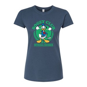 Women's - Disney - Donald Duck Bogey Club Fitted Graphic T-Shirt - 1 of 3