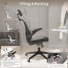 Sevobal Task And Office Chairs Ergonomic Office Chair With Lumbar Support And Flip Up Arms, Adjustable Height Office Chair, Black, 28.3"*29.7"*51.6" - 2 of 4