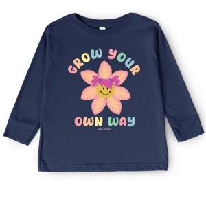 The Juniper Shop Mini Smiley Grow Your Own Way Toddler Long Sleeve Tee - 1 of 4