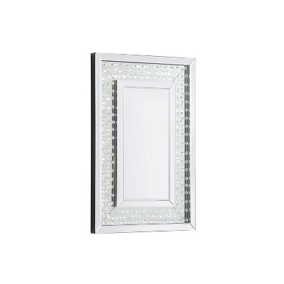 Elegant 20 x 30 Inch Frameless Crystal Mirror