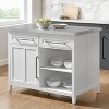 Silvia Stainless Steel Top Kitchen Island White/Stainless Steel - Crosley - 2 of 4