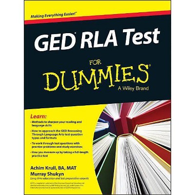 GED Rla for Dummies - (For Dummies) by  Achim K Krull & Murray Shukyn (Paperback)