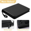 Itopfox 9 Pocket Zip Trading Card Binder, Premium PU Leather Collector Album with 720 Double Sided Pockets for MTG, TCG, Sports Cards (Black) - 3 of 4