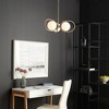 Quorum Lighting Belmont 3 - Light Chandelier in  Aged Brass - 2 of 3