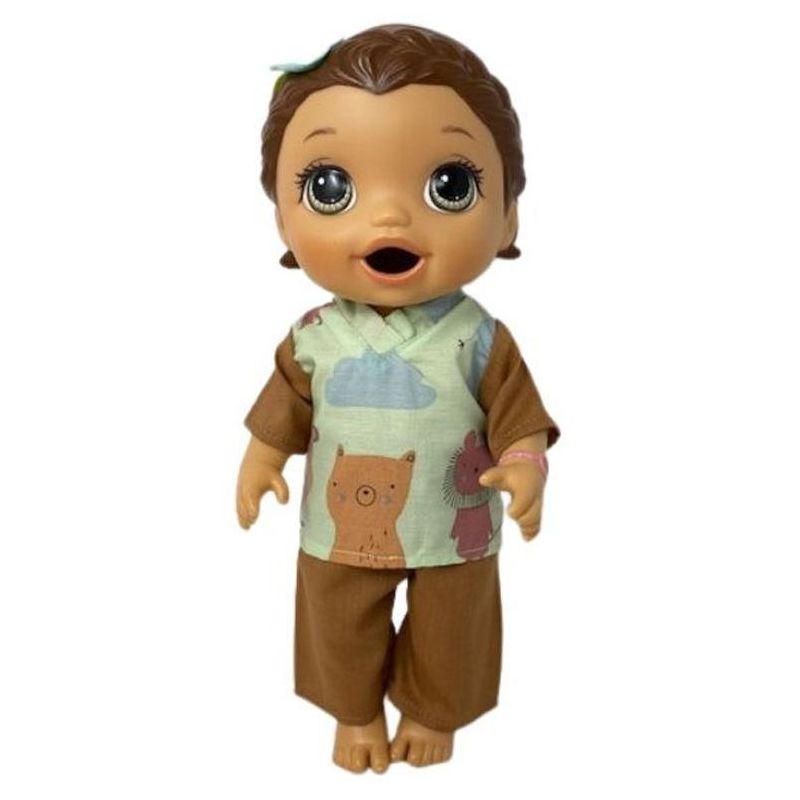 Doll Clothes Superstore Zoo Print Scrubs Fit Baby Alive And Some Baby Alive Dolls, 5 of 6