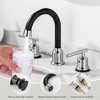 WOWOW 8 in. Widespread Double-Handle Bathroom Faucet - 2 of 4