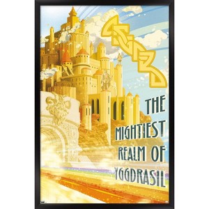 Trends International Marvel: Hero Lands - Asgard Framed Wall Poster Prints - 1 of 4