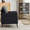 NicBex Couches for Living Room Cat Paw Leather Upholstered Single Armchair Sofa Modern Design Accent Sofa - 4 of 4