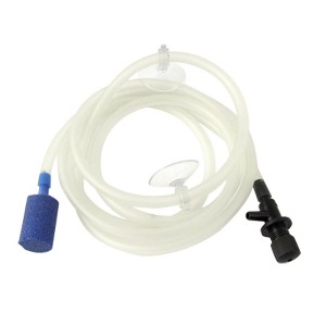 Unique Bargains Aquarium Air Pump Pipe Valve Airstone Oxygen Supplies 57.5" Length - 1 of 3