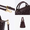 Generic Mini Small Size Braided Luxury Leather Women's top Handle Handbag - 3 of 4