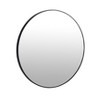 NicBex Bathroom Mirror with Aluminum Frame,4mmm Glass Wall Mounted Mirror with PVC Board,Chic Vanity Mirror for Bedroom&Living Room,Black - 4 of 4