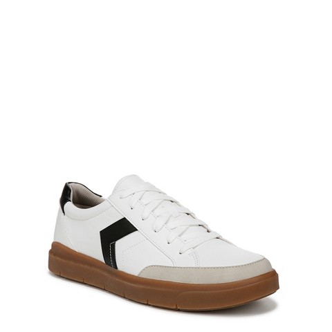 Мужские Dr. Scholl's Men's Madison Men Lace Up Sneaker White/Black Smooth 8 M