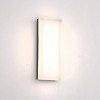 dweLED Dice 14" Wide Brushed Nickel Rectangular LED Ceiling Light - 2 of 2